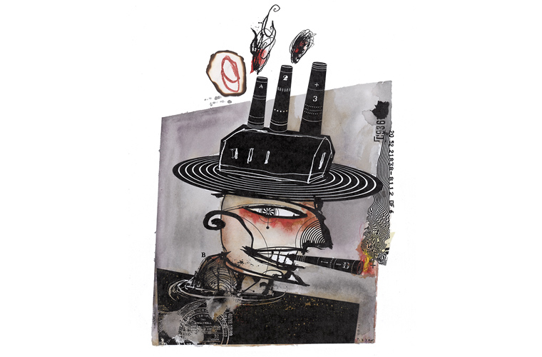 Smoky illustration
