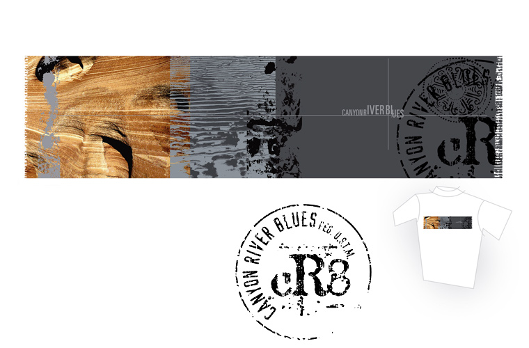 Canyon River Blues t-shirt design